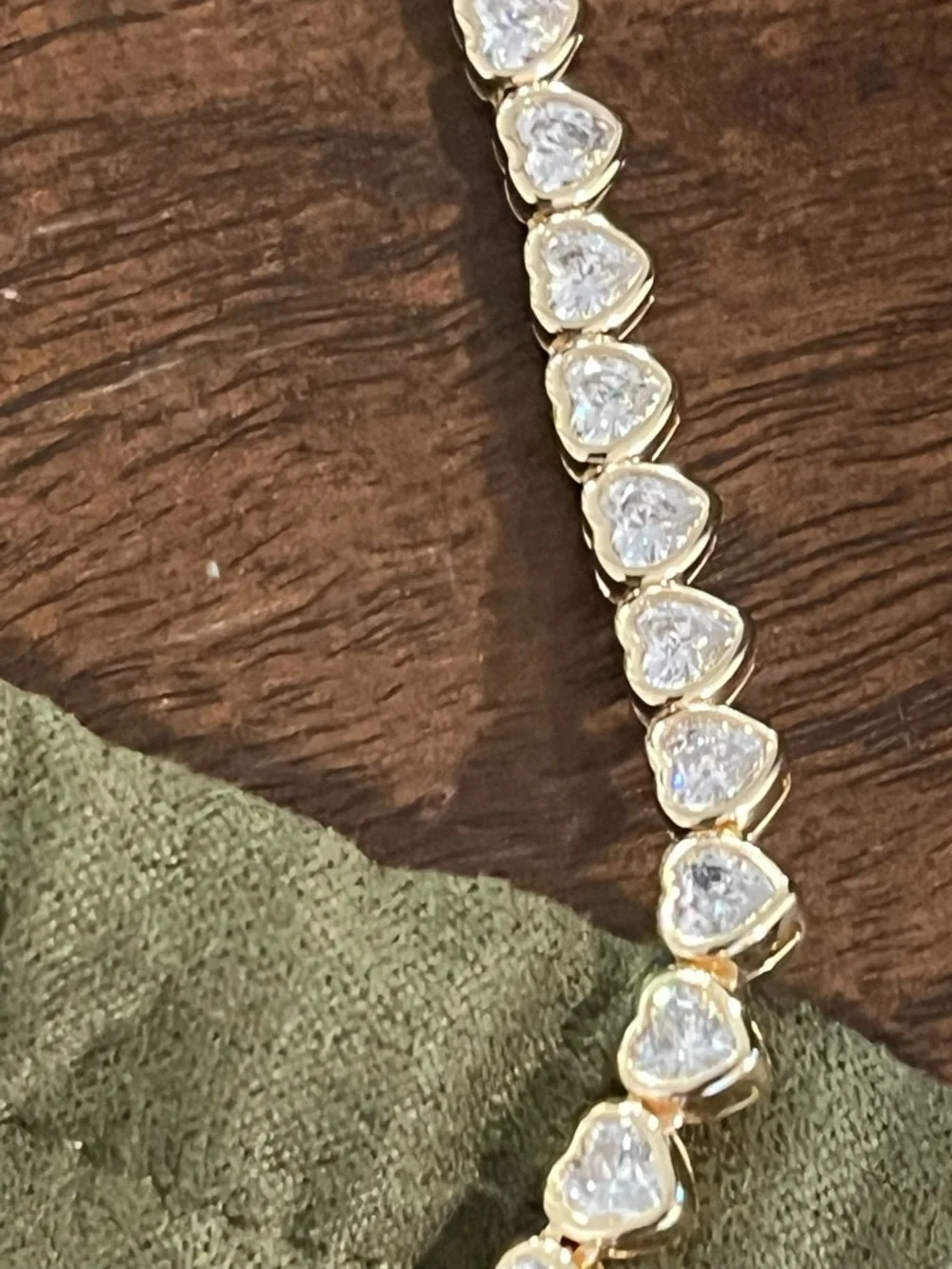 Jane Win heart tennis necklace - Picture 5 of 5